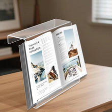 Load image into Gallery viewer, OKYMOTOR Treadmill Tablet Holder, Exercise Bike Reading Stand, Acrylic Reading Rack for Treadmill, Tablet Rack Universal Holder, for Tablet, Magazines, Books, Phones
