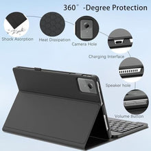 Load image into Gallery viewer, Detachable Keyboard Case with Mouse for Lenovo Idea Tab 11 Inch 2025 (TB336FU/TB336ZU), Magnetic Keyboard Case for Lenovo Idea Tab 11" with Pen Holder, 3 Angle Adjustment, Black
