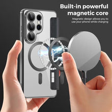 Load image into Gallery viewer, COTDINFOR Magnetic for Samsung Galaxy S26 Ultra Wallet Case with Card Holder [RFID Blocking ][Compatible with MagSafe] Leather Flip Clear TPU Protection Case for Samsung Galaxy S26 Ultra Black JD
