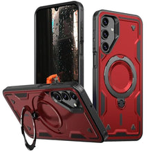 Load image into Gallery viewer, COTDINFOR Case for Samsung Galaxy A17 5G Case with Magnetic 360Rotatable Ring Stand [Compatible with Mag-Safe] Double Shockproof Protection Women Men Cover for Samsung Galaxy A17 5G Red TH
