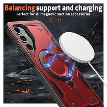 Load image into Gallery viewer, COTDINFOR Case for Samsung Galaxy A17 5G Case with Magnetic 360Rotatable Ring Stand [Compatible with Mag-Safe] Double Shockproof Protection Women Men Cover for Samsung Galaxy A17 5G Red TH
