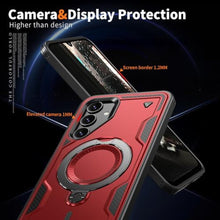 Load image into Gallery viewer, COTDINFOR Case for Samsung Galaxy A17 5G Case with Magnetic 360Rotatable Ring Stand [Compatible with Mag-Safe] Double Shockproof Protection Women Men Cover for Samsung Galaxy A17 5G Red TH
