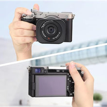 Load image into Gallery viewer, A7CII A7CR Thumb Grip Haoge Metal Thumb Up Rest Hand Grip for Sony 7CII,Alpha 7CII,ILCE-7CII,A7CR Camera Accessories Silver (Not Fits A7C) THB-A7CII-S Hot Shoe Thumb Up_7623
