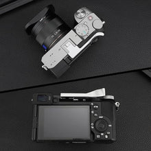 Load image into Gallery viewer, A7CII A7CR Thumb Grip Haoge Metal Thumb Up Rest Hand Grip for Sony 7CII,Alpha 7CII,ILCE-7CII,A7CR Camera Accessories Silver (Not Fits A7C) THB-A7CII-S Hot Shoe Thumb Up_7625
