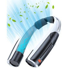 Load image into Gallery viewer, AaoLin Portable Neck Fan with 6000mAh Battery, USB-C Rechargeable, Black Hands-Free Personal Fan 6 Speeds, 6-20Hrs Cooling for Outdoor Sports/Gym/Office, Adjustable 11oz Lightweight, Neck Cooler_3809
