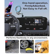Load image into Gallery viewer, AbeeyGeomarn Magnetism Car Phone Holder for 2022-2025 Hyundai Ioniq 5 Accessories Apply to 12.3 Inch Screen Fixed Clip MagSafe Cell Phone Mount with Dashboard Storage Tray One-Hand Operation, Black_1347

