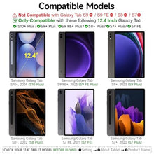 Load image into Gallery viewer, accrosoo (NOT for 14.6" Ultra Keyboard Case Just for 12.4" Samsung Tab S9+/S10+/S8+/S9 FE+/S7+/S7 FE - Magnetic Floating, Sensitive Touchpad, 7 Backlit, S Pen Holder, Black_4284
