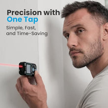 Load image into Gallery viewer, ACEGMET Laser Measure, 393ft/120m Laser Measurement Tool, Laser Measuring Tool with 2 Bubble Levels, LCD Backlit Display, IP54 Waterproof, Pythagorean Mode for Distance, Area, Volume_2299
