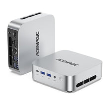 Load image into Gallery viewer, ACEMAGICIAN K1 Mini PC AMD Ryzen 7 7730U (Beats 7430U/5825U), 16GB RAM 1TB PCIe SSD Mini Computers(8C/16T, up to 4.5GHz), Win 11 Pro 4K Triple Display Desktop Computer USB-C/LAN 2.5G/BT5.2/WiFi6, Silver_1
