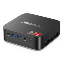Load image into Gallery viewer, ACEMAGICIAN Kron Mini K1 AMD Mini PC Ryzen 7730U, Mini Gaming PC 32GB DDR4 512GB SSD, Mini Computers Micro Desktop PC Support 4K Triple Display/WiFi6/BT5.2 for Gaming/Office/Home, black_1
