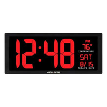 Load image into Gallery viewer, AcuRite Digital Clock, 14.5-Inch / Red_1
