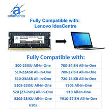 Load image into Gallery viewer, Adamanta 16GB (1x16GB) Laptop Notebook Memory Upgrade Compatible for Lenovo Flex, Legion, IdeaCentre, IdeaPad, ThinkCentre DDR4 2400Mhz PC4-19200 SODIMM 2Rx8 CL17 1.2v RAM DRAM P/N: 4X70N24889, CompatibleLenovoMHzMemory_7704
