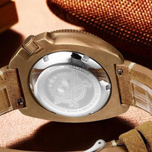 Load image into Gallery viewer, ADDIESDIVE Bronze Automatic Dive Watch Mens Wristwatch 200 M Waterproof Vintage Genuine Suede Leather Strap_7953
