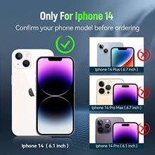 Load image into Gallery viewer, ADDIT i Phone 14 Case, for iPhone 14 Case,with Kickstand Ring,Adjustable Stand,Military Grade,Heavy Duty Protection,Shockproof,Anti-Fingerprint,Support Magnet Car Mount,Blue_8196
