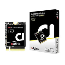 Load image into Gallery viewer, Addlink S91 1TB 2230 NVMe High Performance PCIe Gen4x4 2230 3D NAND SSD - Read Speed up to 4900 MB/s Compatible with Steam Deck, ROG Ally, Laptop, Internal Solid State Drive - (ad1TBS91M2P)_1
