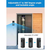 Load image into Gallery viewer, Adjustable 360 Doorbell Angle holder Kit for Ring doorbell mount, Black_180
