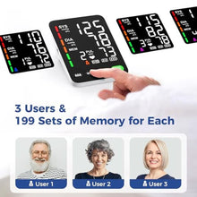 Load image into Gallery viewer, ADKING Blood Pressure Monitor Upper Arm Black_1475
