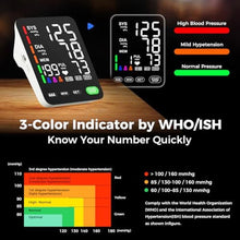 Load image into Gallery viewer, ADKING Blood Pressure Monitor Upper Arm Black_1476
