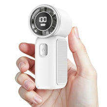 Load image into Gallery viewer, AGEYOU Portable Handheld Mini Fan, 6 Gear Wind, Hand Small Travel Personal Held Fans, Rechargeable Turbo Fan, Gifts for Women Men, for Camping Vacation Outdoor (white)_1
