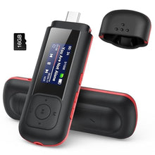 Load image into Gallery viewer, AGPTEK 16GB USB C MP3 Player, A55S 2 in 1 Type-C &amp; USB Stick Music Player, Black_1
