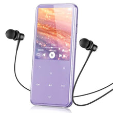 Load image into Gallery viewer, AGPTEK 32GB MP3 Player with Bluetooth, M3 2.4'' Player with Speaker, Purple_1
