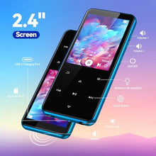Load image into Gallery viewer, AGPTEK 64GB MP3 Player with Bluetooth, M3 2.4'' Player with Speaker(Blue)_515
