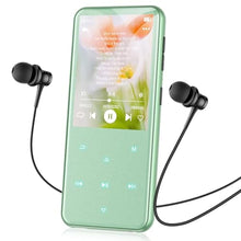 Load image into Gallery viewer, AGPTEK 64GB MP3 Player with Bluetooth, M3 2.4'' Player with Speaker, Green_1

