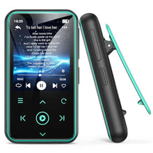 Load image into Gallery viewer, AGPTEK 64GB MP3 Player with Clip, 1.8 inch Bluetooth 5.3 Music Player with FM Radio, Voice Recorder for Sport Running, Supports up to 128GB TF Card, Model: M2, Blue_1
