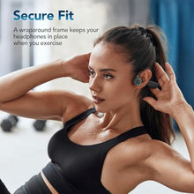 Load image into Gallery viewer, AGPTEK X15 Waterproof MP3 Player with Bluetooth 5.3 for Swimming, 32GB Non-in-Ear Bone Conduction Headphones for Running, Cycling, Sports, Black_3983
