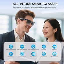 Load image into Gallery viewer, AI Smart Sunglasses Bluetooth Translation App UV400 Travel Driving Fishing, Gray_397
