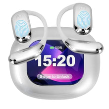 Load image into Gallery viewer, AI Translation Earbuds Real Time, Bluetooth 5.4 Wireless Headphones, 144 Languages &amp; Accents, Battery with LED Case, Wireless Translating Earbuds for Travel Business Learning (White)_1
