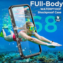 Load image into Gallery viewer, AICase Compatible with iPhone 16 Pro Max Case Waterproof, Clear Water Proof Built-in Screen Protector Shockproof Dustproof Snowproof Full Body Rugged Underwater Phone Case_902
