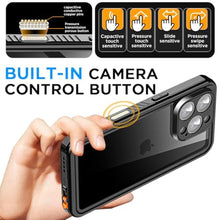 Load image into Gallery viewer, AICase Compatible with iPhone 16 Pro Max Case Waterproof, Clear Water Proof Built-in Screen Protector Shockproof Dustproof Snowproof Full Body Rugged Underwater Phone Case_903
