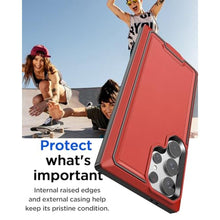 Load image into Gallery viewer, AICase for Samsung Galaxy S24 Ultra Case with Glass Screen Protector,Heavy Duty Drop Protection Full Body Rugged Shockproof Military Protective Tough Durable Cover for Galaxy S24 Ultra 6.8" 5G 2024_4, BlackRedWithGlassProtector_150
