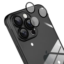 Load image into Gallery viewer, aidvaia Frameless Phone case Compatible with iPhone 16 Pro Max Case Transparent Electroplated Black Frameless Design with Camera Lens Protection case, TransparentClearPlatingBlack_2677
