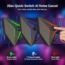 Load image into Gallery viewer, AIRHUG USB Gaming Microphone, One-Touch Mute Button with LED Indicator, AI Noise Reduction, Condenser Microphone for PC, Plug &amp; Play Omnidirectional for Streaming, Twitch, Discord, Mac, Laptop_50
