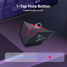 Load image into Gallery viewer, AIRHUG USB Gaming Microphone, One-Touch Mute Button with LED Indicator, AI Noise Reduction, Condenser Microphone for PC, Plug &amp; Play Omnidirectional for Streaming, Twitch, Discord, Mac, Laptop_53
