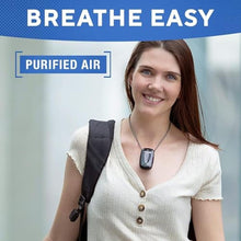 Load image into Gallery viewer, AirTamer A315 Wearable Air Purifier Necklace - Black_8701
