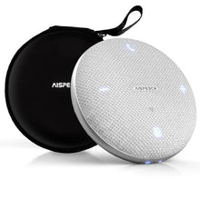 Load image into Gallery viewer, AISPEECH Bluetooth Conference Speakerphone M4 Conference Microphone with AI Noise Reduction AI Transcription Full-Duplex 360 Omnidirectional Voice Pickup USB Speaker for Teams Zoom Home Office, Gray, MGRAY_1
