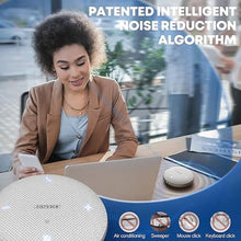 Load image into Gallery viewer, AISPEECH Bluetooth Conference Speakerphone M4 Conference Microphone with AI Noise Reduction AI Transcription Full-Duplex 360 Omnidirectional Voice Pickup USB Speaker for Teams Zoom Home Office, Gray, MGRAY_6641
