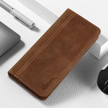 Load image into Gallery viewer, AKABEILA Google Pixel 9/9 Pro Protective PU Leather Flip Case with Stand, Magnetic, Card Slot, Light Brown, LightBrown_2936
