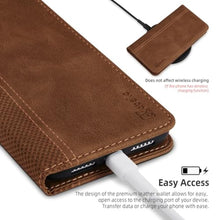 Load image into Gallery viewer, AKABEILA Google Pixel 9/9 Pro Protective PU Leather Flip Case with Stand, Magnetic, Card Slot, Light Brown, LightBrown_2939
