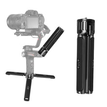 Load image into Gallery viewer, Akeipho Aluminum Heavy Duty Mini Tripod, Desktop Tabletop Stand Tripod for DSLRs Gimbals, Zhiyun Weebill/Crane/Lab, DJI Ronin S/SC/RS/RSC Series, Osmo Mobile, Gimbal Handle Grip Stabilizer_1
