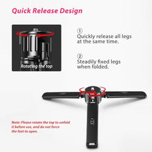 Load image into Gallery viewer, Akeipho Aluminum Heavy Duty Mini Tripod, Desktop Tabletop Stand Tripod for DSLRs Gimbals, Zhiyun Weebill/Crane/Lab, DJI Ronin S/SC/RS/RSC Series, Osmo Mobile, Gimbal Handle Grip Stabilizer_6403
