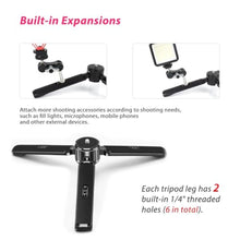 Load image into Gallery viewer, Akeipho Aluminum Heavy Duty Mini Tripod, Desktop Tabletop Stand Tripod for DSLRs Gimbals, Zhiyun Weebill/Crane/Lab, DJI Ronin S/SC/RS/RSC Series, Osmo Mobile, Gimbal Handle Grip Stabilizer_6404
