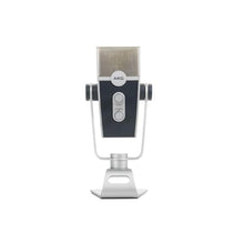 Load image into Gallery viewer, AKG Pro Audio Lyra Ultra-HD USB C Microphone for Recording, Streaming, Gaming, Podcasting, ASMR on PC and Mac, Condenser Mic for Laptop or Computer, Adjustable Stand, Plug and Play Blue and Silver_1595
