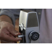 Load image into Gallery viewer, AKG Pro Audio Lyra Ultra-HD USB C Microphone for Recording, Streaming, Gaming, Podcasting, ASMR on PC and Mac, Condenser Mic for Laptop or Computer, Adjustable Stand, Plug and Play Blue and Silver_1597

