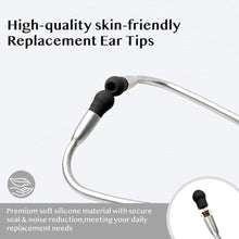 Load image into Gallery viewer, All-in-One Protection Kit for EKO CORE 500 Digital Stethoscope, 3 EPU Flexible Film, 3 Silicone Protective Cover, 6 Rubber Ear Tips, Round Protection for Daily Use, Compatible with EKO Stethoscope, BlackWhiteGrey_1991
