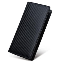 Load image into Gallery viewer, Alldaily Bifold Slim Long Wallet for Men RFID-Blocking Thin Card Holder with ID Window, Faux Leather (Black)_1

