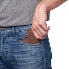 Load image into Gallery viewer, Alpine Swiss RFID Minimalist Oliver Front Pocket Wallet For Men Leather Hampton Collection Nubuck Tan, NubuckTan_2013

